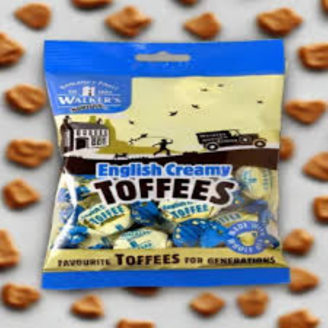 WALKERS ENGLISH CREAMY TOFFEES 150G